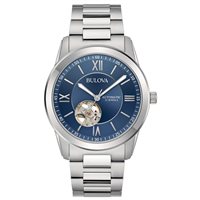 Orologio Bulova Uomo Automatic Open Heart in Acciaio 96A281 - 96A281